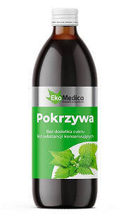 Pokrzywa, płyn bez dodatku cukru i substancji konserwujących, 500 ml EkaMedica