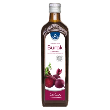 Sok z buraka z naturalną witaminą C 490 ml Oleofarm 