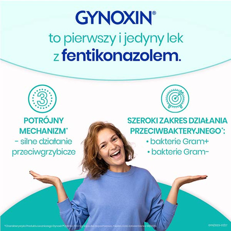 Gynoxin Optima 200 mg x 3 kapsułki dopochwowe