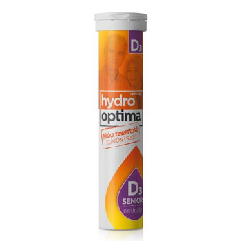 hydro optima SENIOR D3 20tabletek musujących