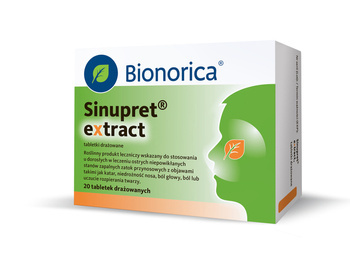 Sinupret Extract 160mg x 20 drażetek 