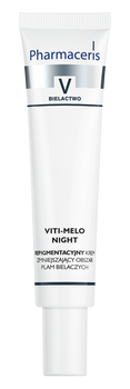 Pharmaceris V - Viti Melo Night, repigmentujący krem zmniejszający plamy bielacze do twarzy i ciała, 75 ml
