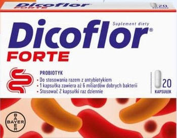 Dicoflor Forte probiotyk, 20 kapsułek