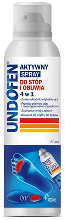 Undofen Aktywny spray do stóp i obuwia, 150ml