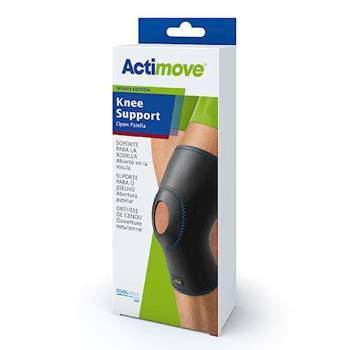 Actimove Sports Edition Orteza stawu kolanowego z odsłoniętą rzepką, rozmiar M