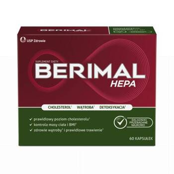 Berimal Hepa, 60 kapsułek DATA WAŻNOŚCI 31.12.2025