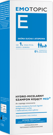 EMOTOPIC Hydro- micelarny Szampon Kojący 250 ml
