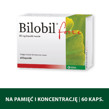 BILOBIL FORTE 80mg  x  60 kapsułek 