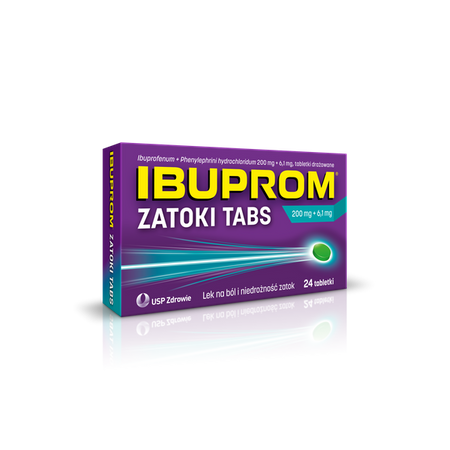 IBUPROM Zatoki Tabs, 24 tabletki