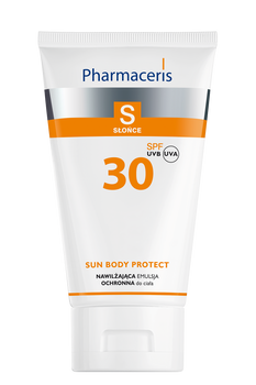PHARMACERIS S SUN BODY PROTECT Emulsja SPF30, 150ml DATA WAŻNOŚCI 30.11.2025