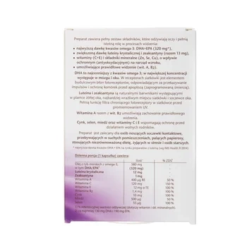 Doppelherz Aktiv Na oczy TOTAL z DHA i luteiną 30 kapsułek