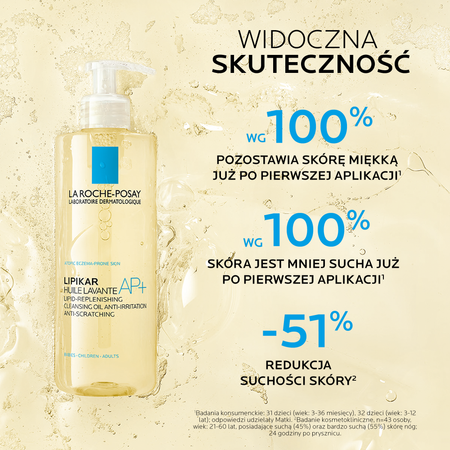 LA ROCHE-POSAY LIPIKAR AP+ Olejek myjący 400ml