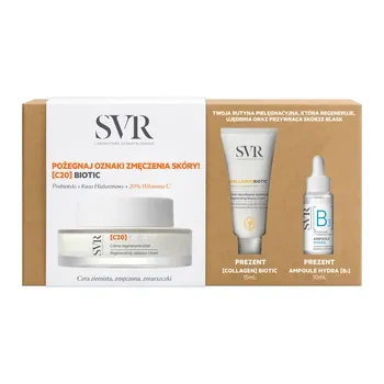 Svr Zestaw [C20] Biotic krem rozświetlający 50 ml + [Collagen] krem 15 ml + [B3] Ampoule Hydra 10 ml