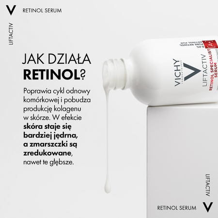 Vichy Liftactiv retinol specialist Serum na noc 30ml DATA WAŻNOŚCI 30.11.2025