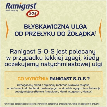 Ranigast S.O.S, 24 tabletki do ssania