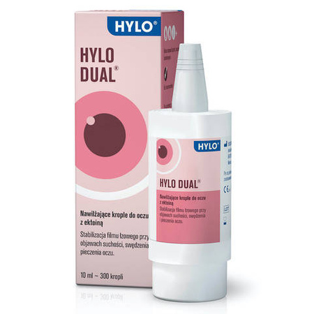 Hylo Dual Nawilżające krople do oczu z ektoiną 10ml