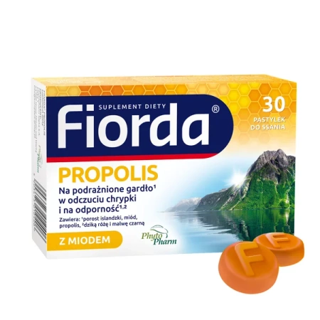 Fiorda propolis 30 pastylek do ssania