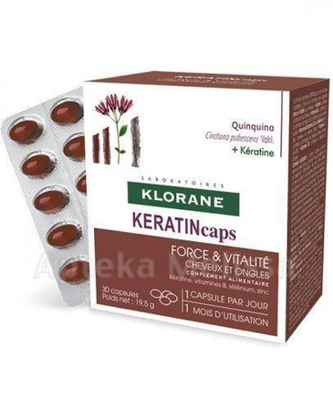 Klorane KERATINcaps kaps. 30 kaps.