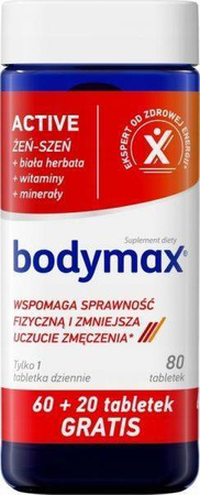BODYMAX Active 60+20 tabletek GRATIS