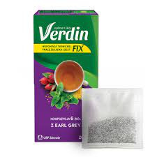 VERDIN FIX Z EARL GREY HERBATKA SASZETKI x 20 sztuk