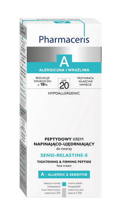 PHARMACERIS A SENSI-RELASTINE-E Krem peptydowy napinająco-ujędrniający 50ml