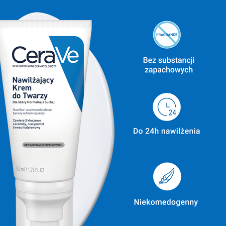 CERAVE Nawilżający Krem do twarzy 52ml