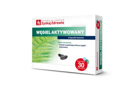 Węgiel aktywowany Zyskaj Zdrowie x 30 kapsułek