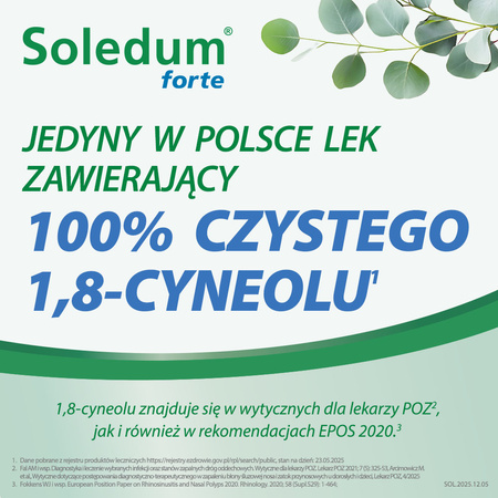 SOLEDUM Forte 200mg x 20 kapsułek dojelitowych miękkich