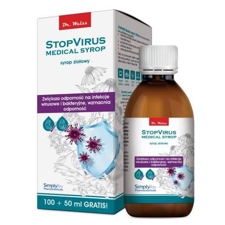 StopVirus Medical syrop ziołowy 150ml