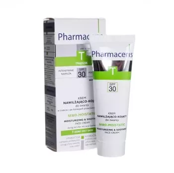 PHARMACERIS T SEBO-MOISTATIC Krem nawilżająco-kojący 50ml