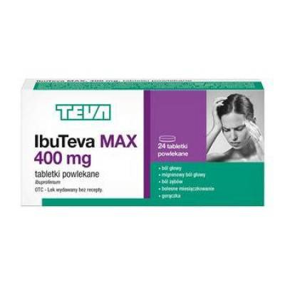 IbuTeva Max 400 mg x 24 tabletki powlekane