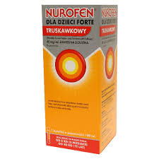 NUROFEN DLA DZIECI FORTE smak truskawkowy 100 ml (Import równoległy)
