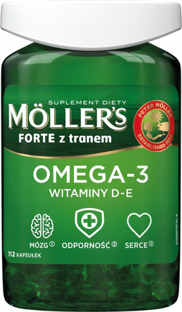 MOLLERS FORTE Z TRANEM x 112 kapsułek