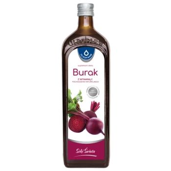 Sok z buraka z naturalną witaminą C 980 ml Oleofarm DATA WAŻNOŚCI  28.02.2026