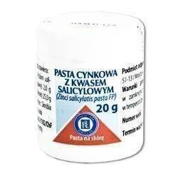 Pasta cynkowa z kwasem salicylowym maść 20g