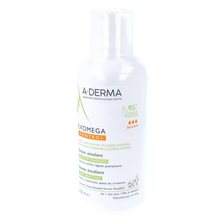 A-Derma Exomega Control, balsam emolient do skóry suchej i atopowej, 400 ml