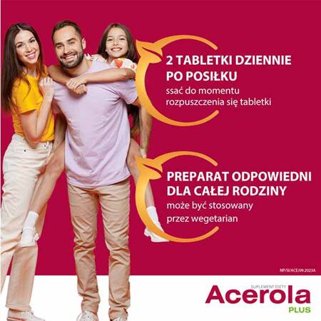 Acerola Plus 60 tabletek do ssania