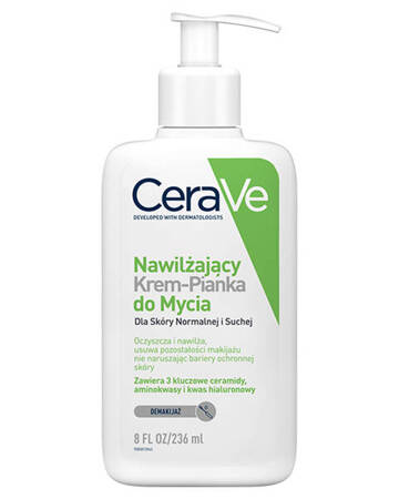 Cerave Nawilżający Krem-Pianka Do Mycia 473ml