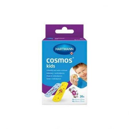 Cosmos Kids Plastry w 2 rozmiarach, 20 sztuk