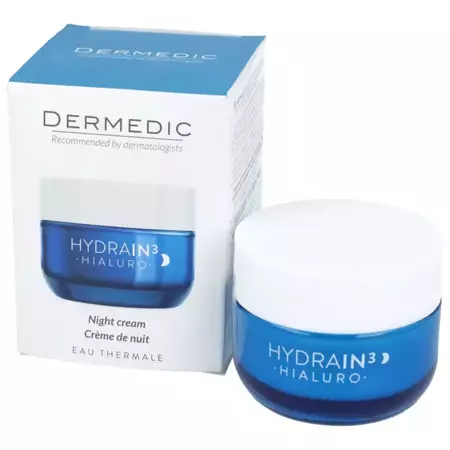 DERMEDIC HYDRAIN 3 HIALURO Krem na noc 50ml