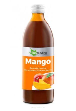 EkaMedica Sok z Mango bez cukru i konserwantów 500ml