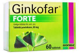 GINKOFAR FORTE 80mg x 60 tabletek powlekanych 