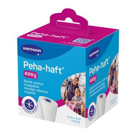 Hartmann Peha-haft Easy Opaska podtrzymująca biała 6cm x 4m