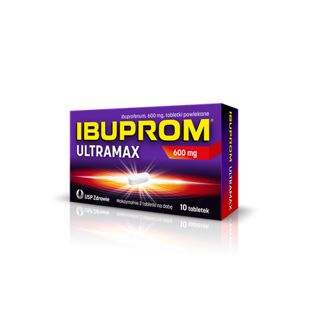 Ibuprom Ultramax 600 mg x 10 tabletek powlekanych