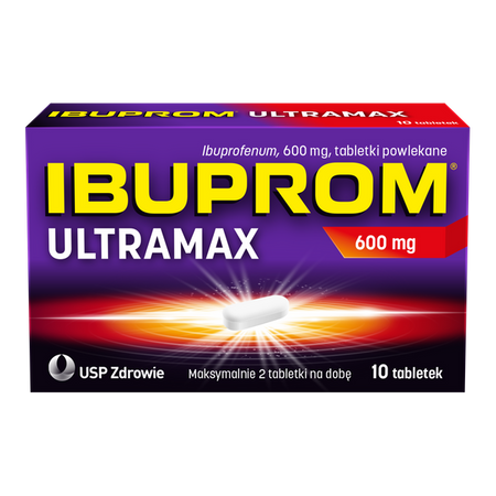 Ibuprom Ultramax 600 mg x 10 tabletek powlekanych