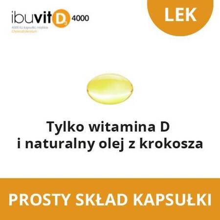 Ibuvit D3 4000 IU 90 kapsułek 