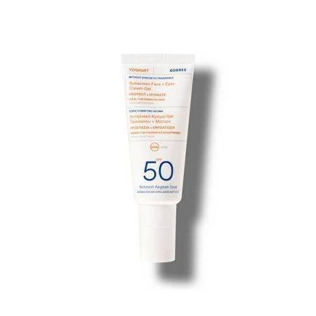 KORRES YOGHURT krem-żel ochronny do twarzy okolic oczu SPF50 40ml