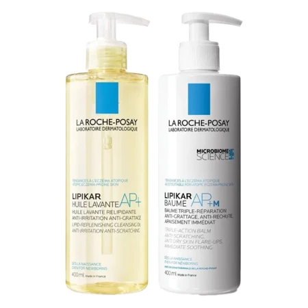 La Roche Posay Lipikar Zestaw Oil AP+ Olej, 2X400ml