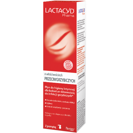 Lactacyd® Pharma płyn do higieny intymnej o właściwościach przeciwgrzybiczych 250 ml 