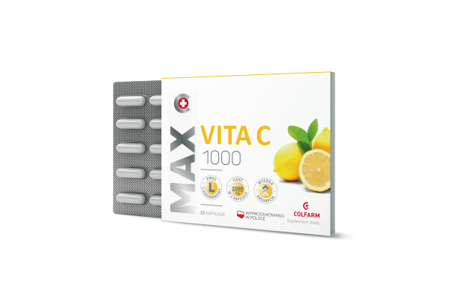 MAX VITA C 1000mg x 15 kapsułek